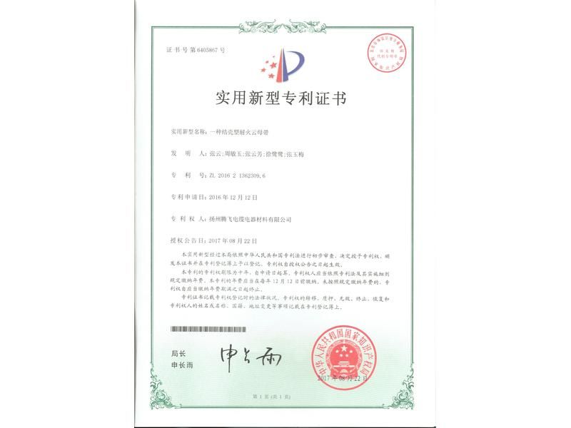 一種結殼型耐火云母帶